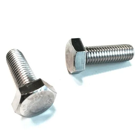 304 316 Stainless Steel A2 A4 Fasteners Hex Bolt and Nut Set with Washer
