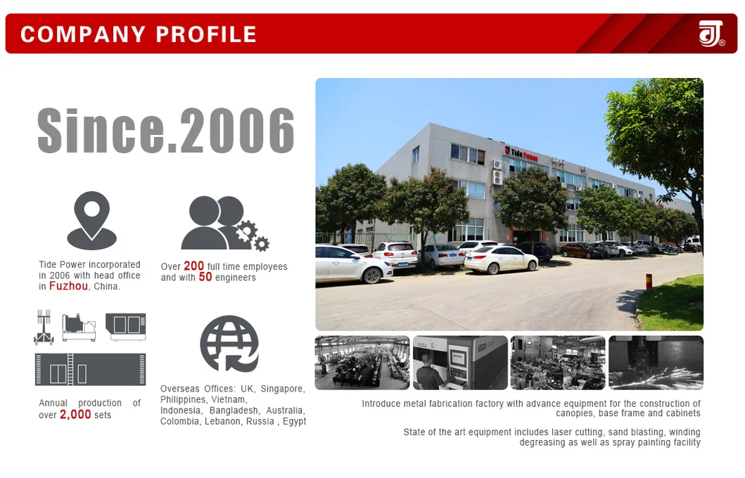 Containerized Power Plant 1250kVA Diesel Generator Rental with Silent Box