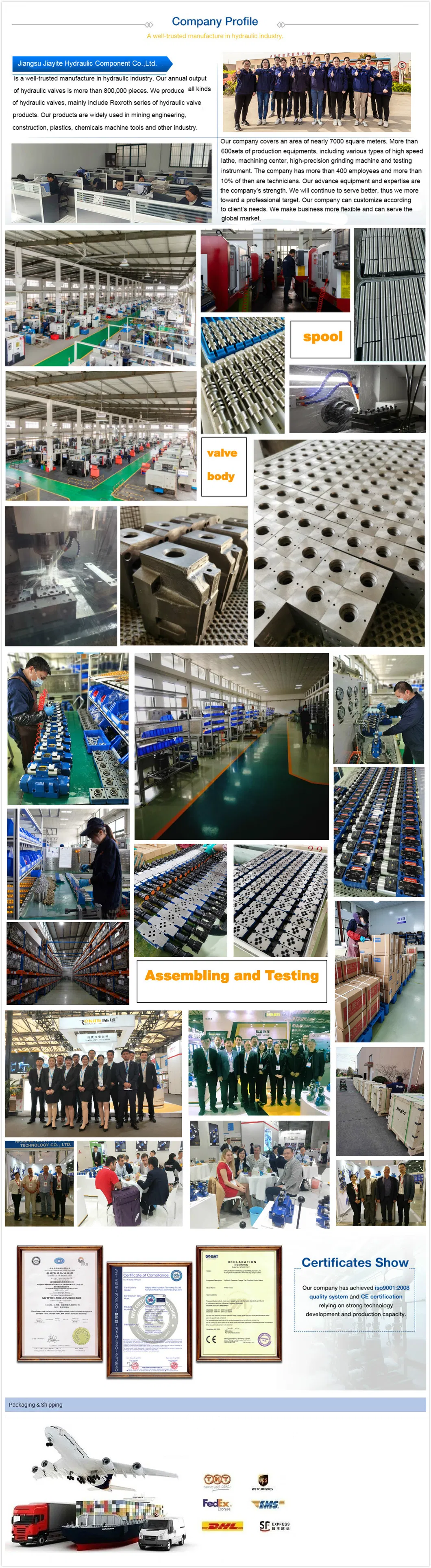 Explosion Isolation Pilot Valve Gd-Dbw for Walking Machine Lander Brand