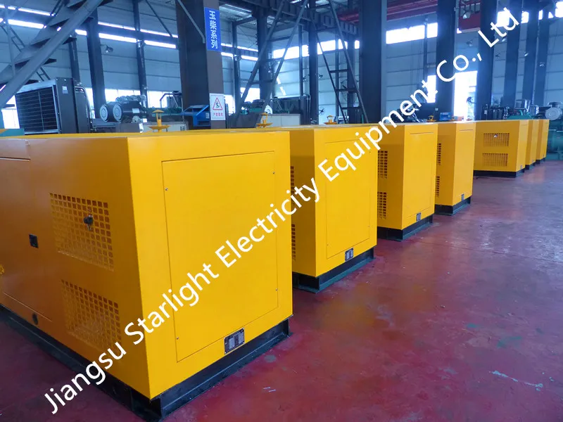 Factory Generator 50kw 62.5kVA Weichai R4110d Diesel Generating Set Soundproof Genset Price