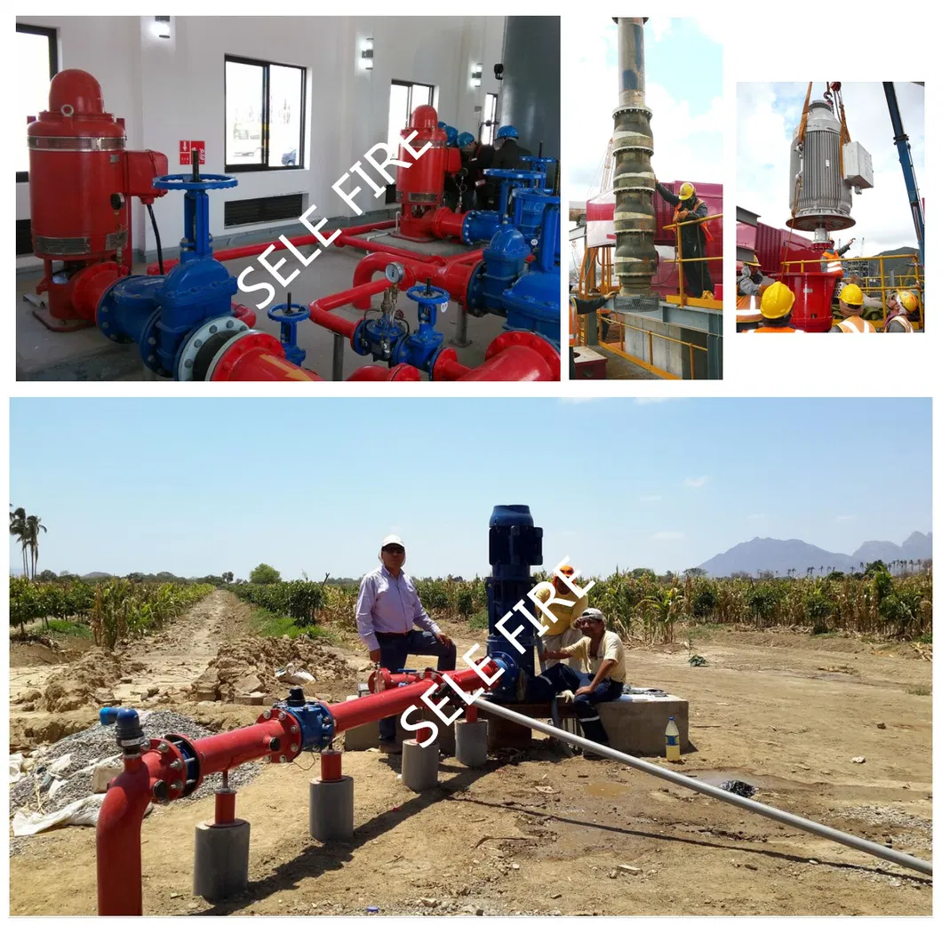 Fire Pump Manufacturer Diesel Engine Vertical Turbine Circulating Fire Pumps