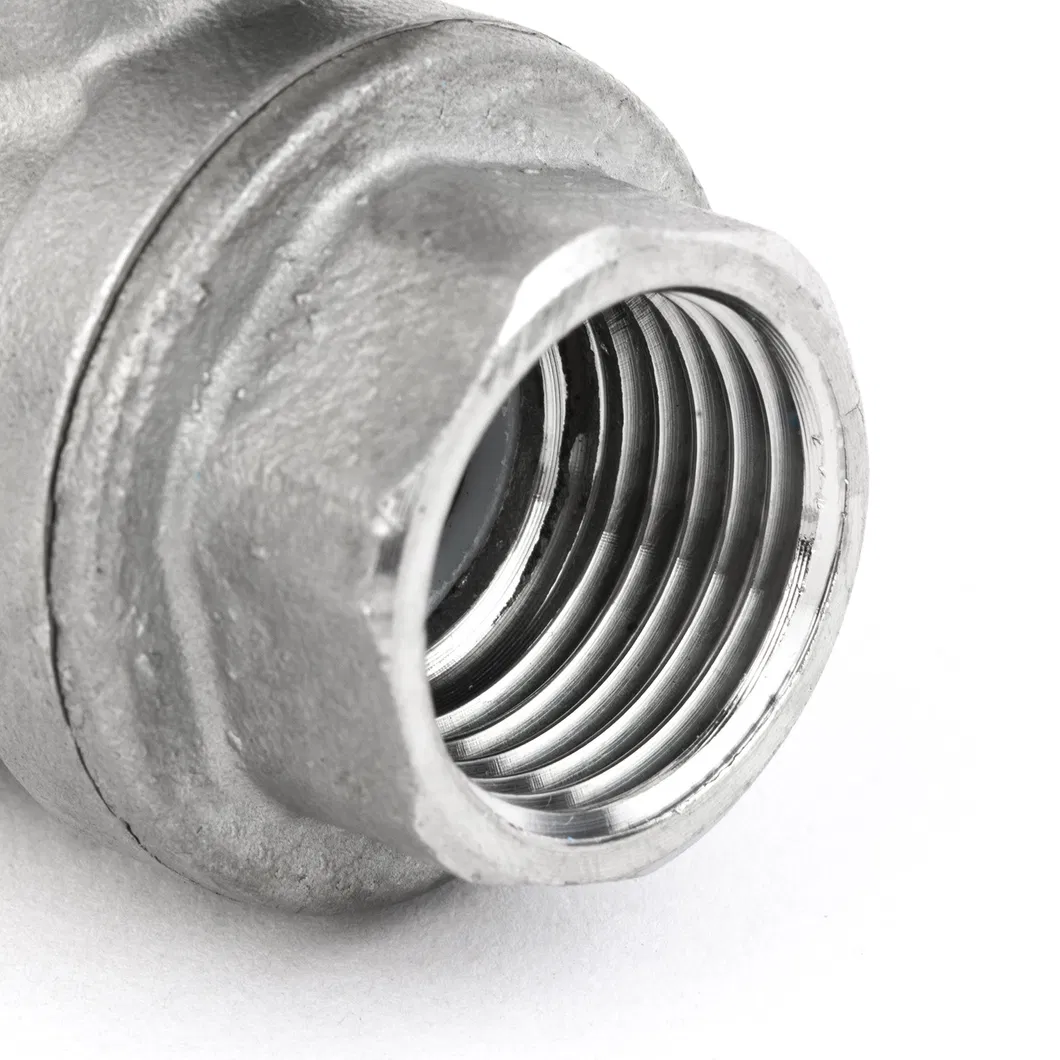 Floating Type Mounting Pad NPT BSPT F304 F316 3PCS Motorized Ball Valve