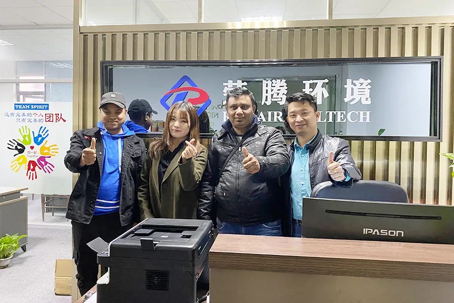 HEPA Filter Blue Plastic Frame V-Bank Filter Media Pack