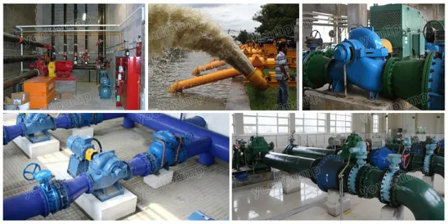 High Efficiency Motor Driven Split Case Water Pump for Waterworks