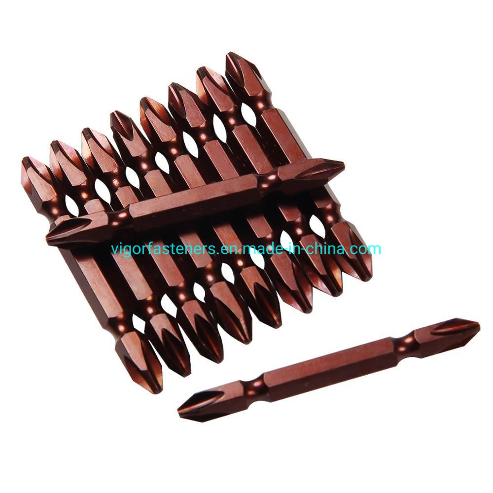 High Quality S2 Portable Professional Double Head Magnetic Screwdriver Driver Bit Set