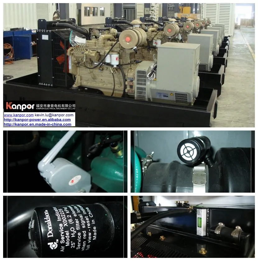 Kpc45 50Hz 36kw Cummins 4bt3.9g2/36kw Kanpor Stf184j Alternator Diesel Generator