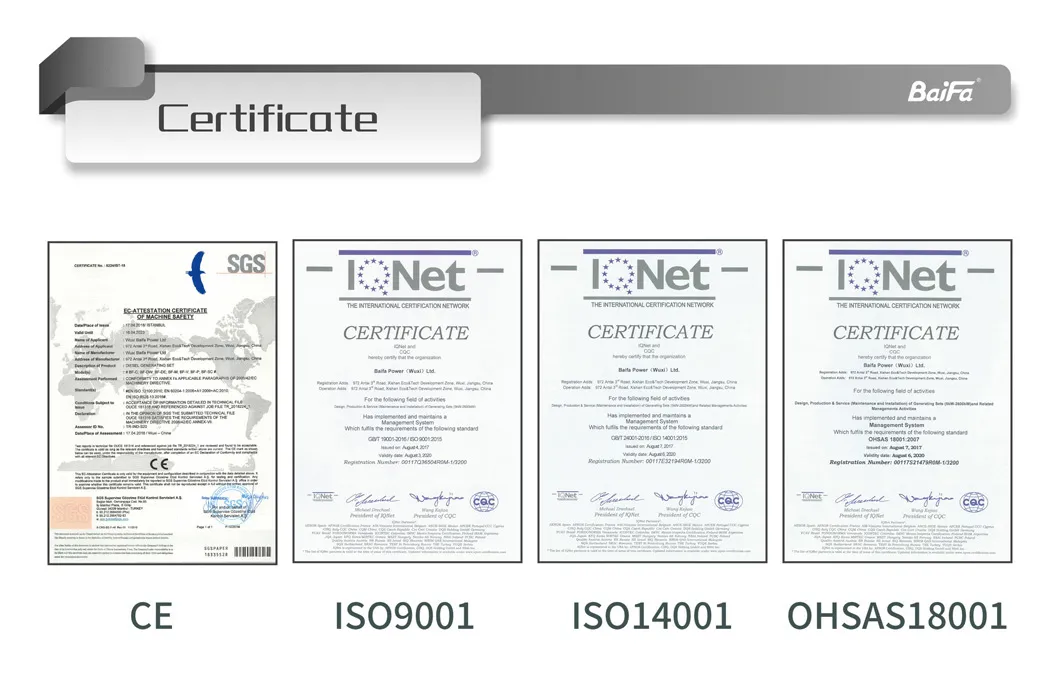 Low Fuel Consumption 670kVA Volvo 250kw Diesel Power Generator for Sale