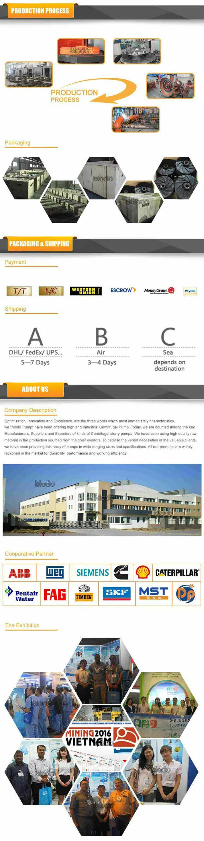 Mud Dredge Vertical Centrifugal Slurry Sump Pump