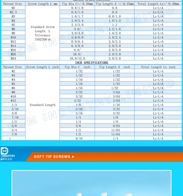 Socket Set Screw with Nylon Tip