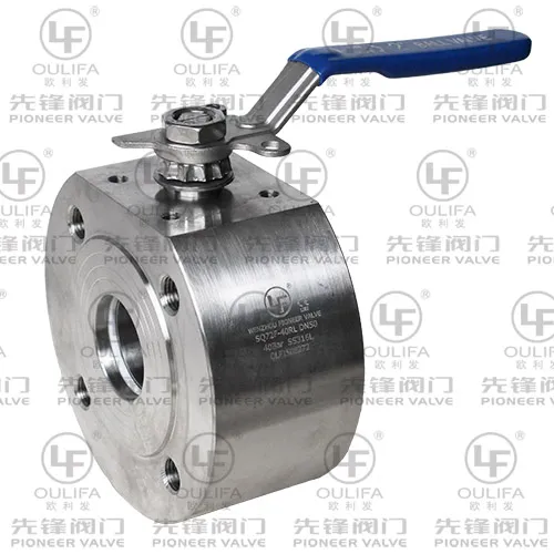 Wafer Type Flanged Ball Valve Pn64/100 (SQ71F-100P)